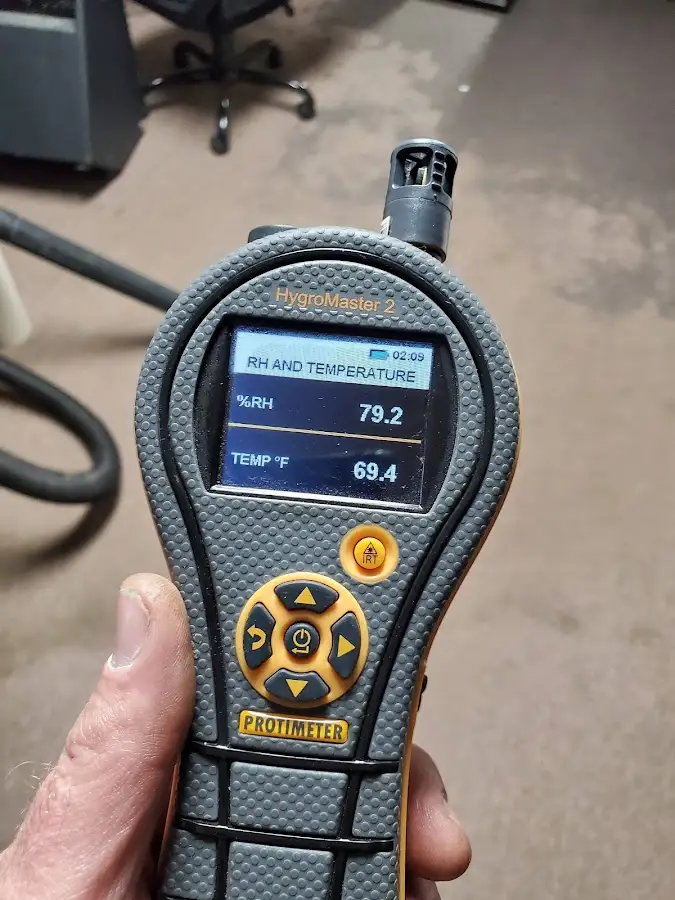 Moisture meter humidity assessment for Mold Remediation & Removal in North Fond du Lac